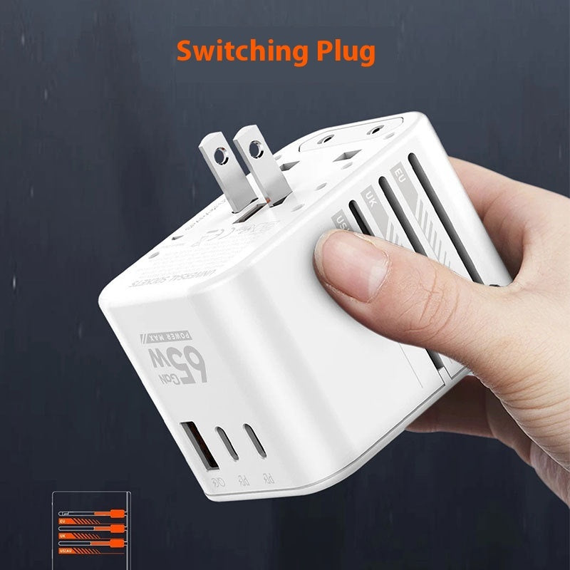 GlobeWatt 65: Gallium Nitride PD65W Fast Charger