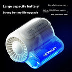 Compact outdoor waist fan with built-in 4500mAh large capacity battery for strong battery life and daily cooling