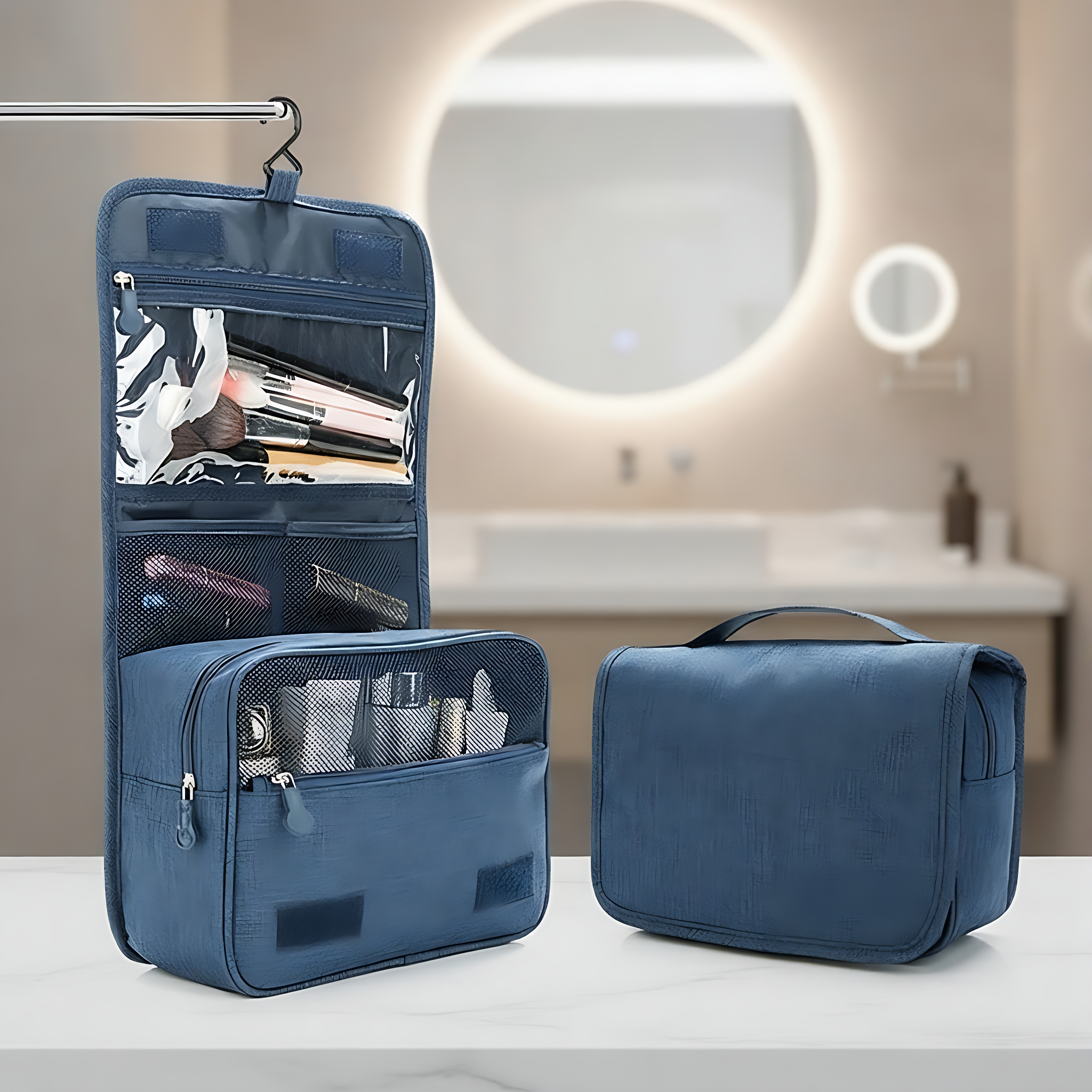 The Capsule Kit: Travel Hanging Toiletry Travel Kit