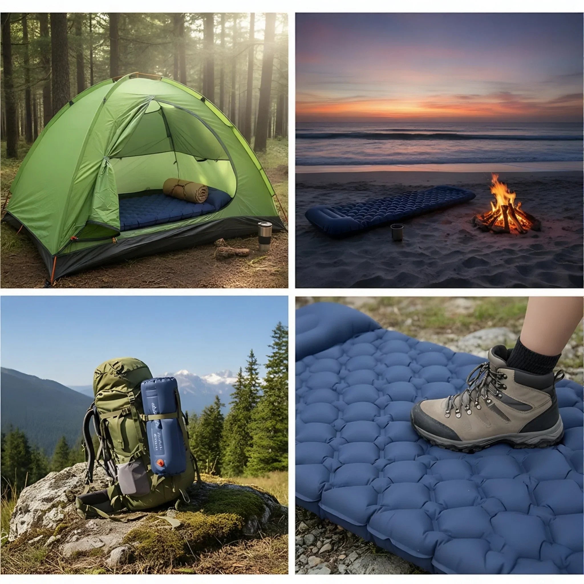 TerrainRest: Outdoor Camping Inflatable Mattress