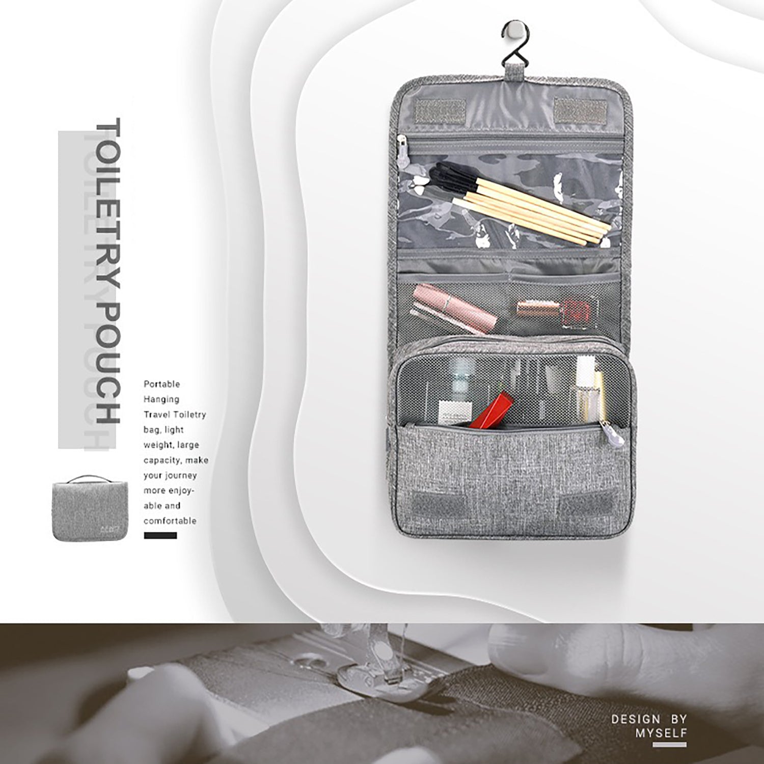 The Capsule Kit: Travel Hanging Toiletry Travel Kit