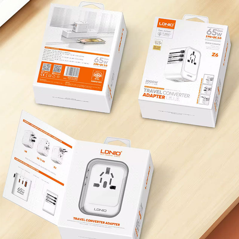 GlobeWatt 65: Gallium Nitride PD65W Fast Charger